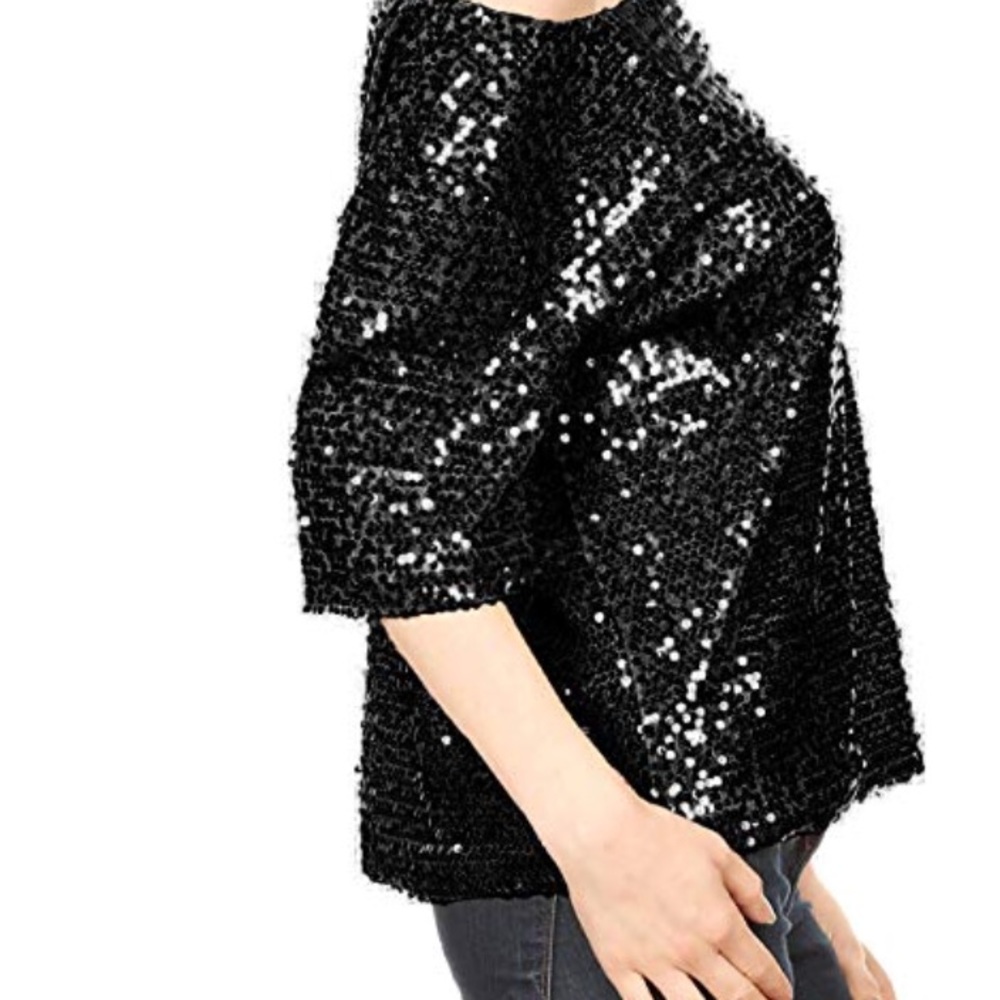 Evening Sequin  Blouse - Picture 2 of 8
